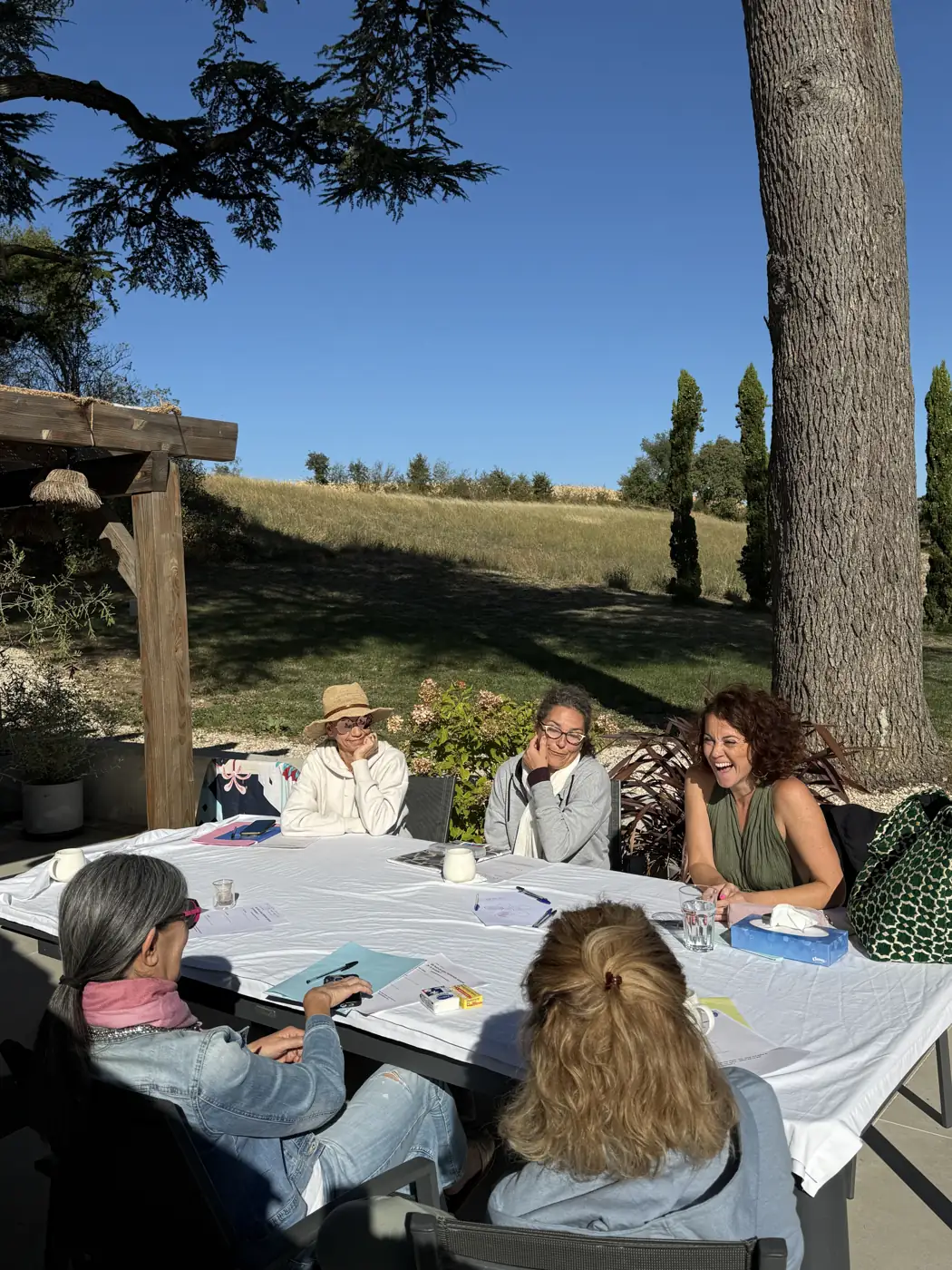 Temps d'&eacute;criture en plein air