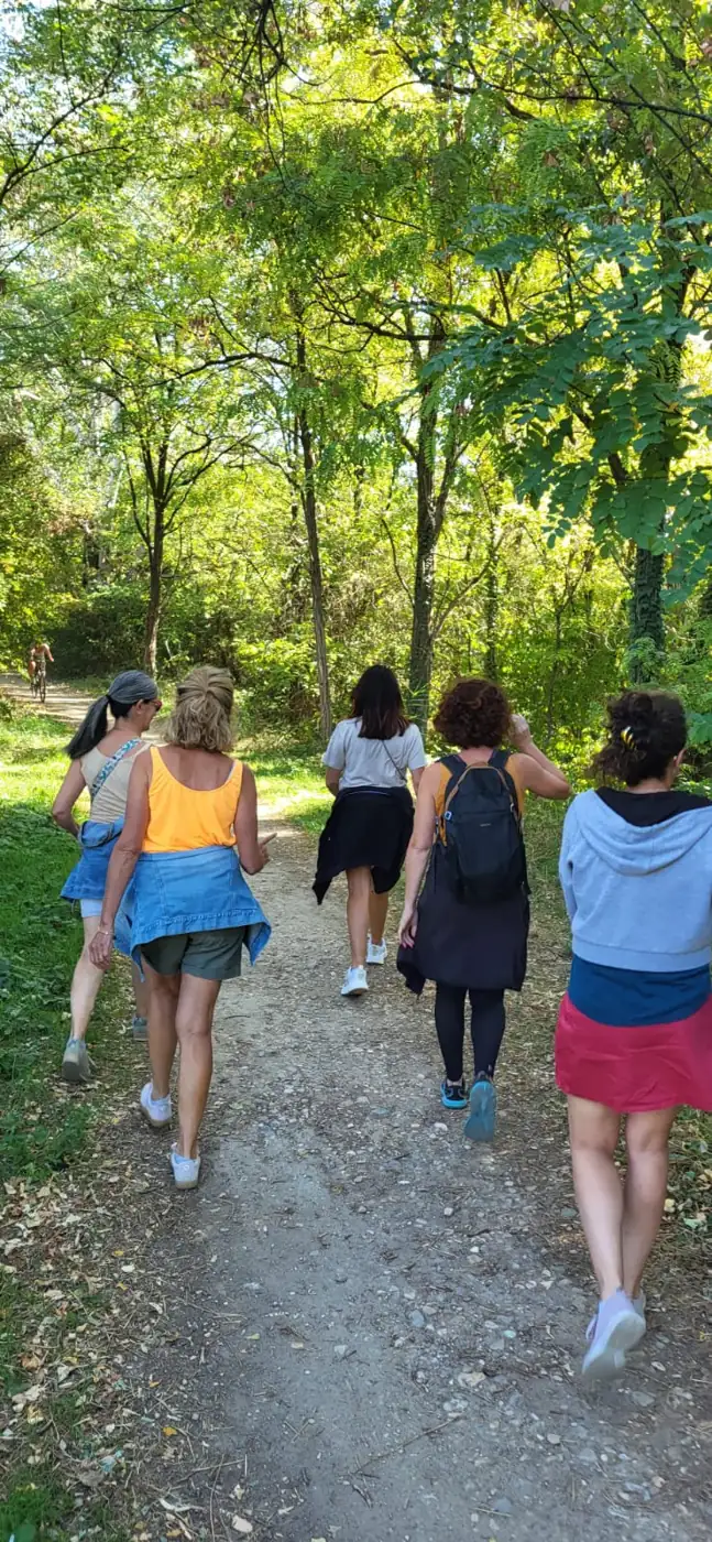Marche sous les arbres